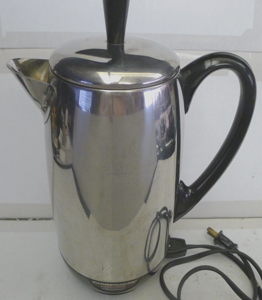 Faberware Superfast Fully Automatic 12Cup Coffee Percolator Model 142B -COMPLETE