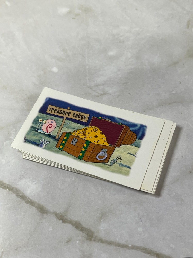 2005 Spongebob Squarepants Monopoly - Replacement Treasure Chest cards