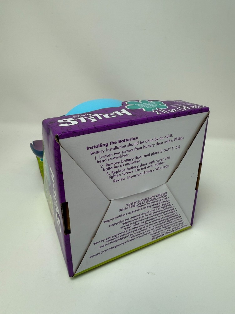 Disney Stitch Mini Bubble Machine - Fun Bubble Blower with Solution, Ages 3+