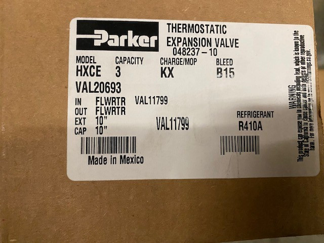 Trane VAL20693, Thermal Expansion Valve (NEW)