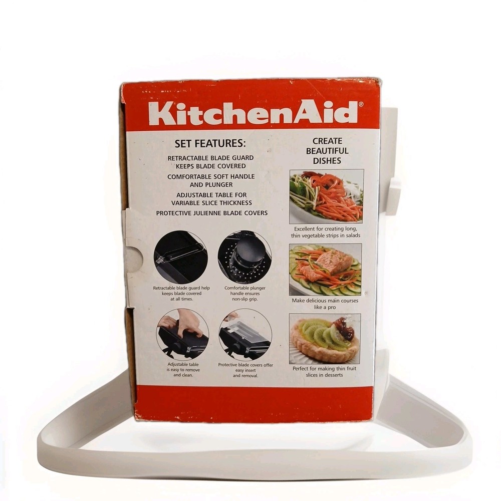 KitchenAid BLACK Mandoline Slicer Set Never Used