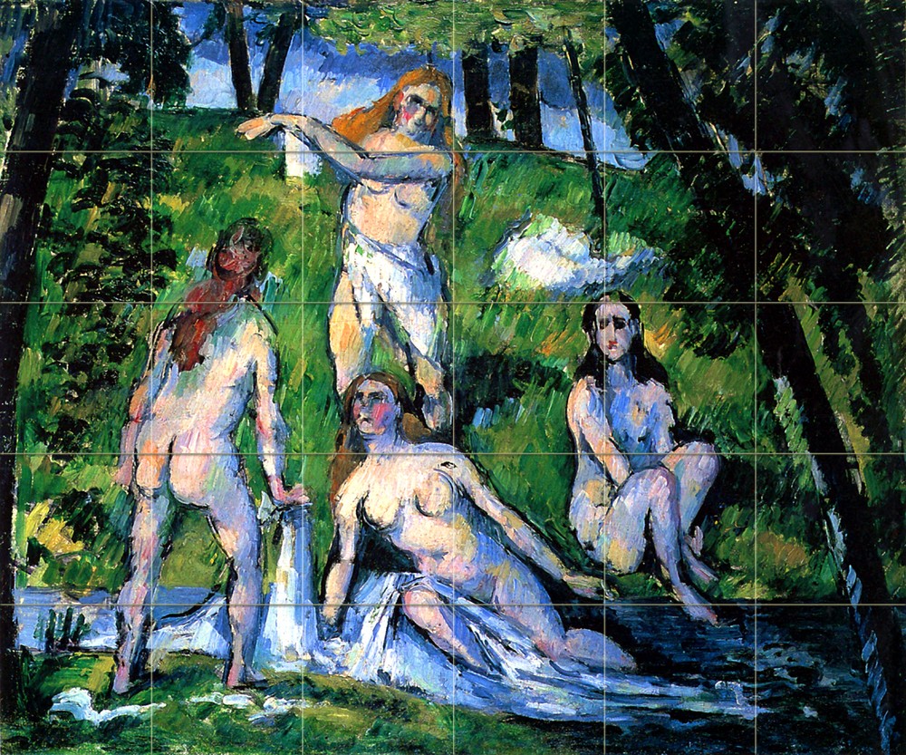 Art Mural Ceramic Backsplash Bath Tile Cezanne #374