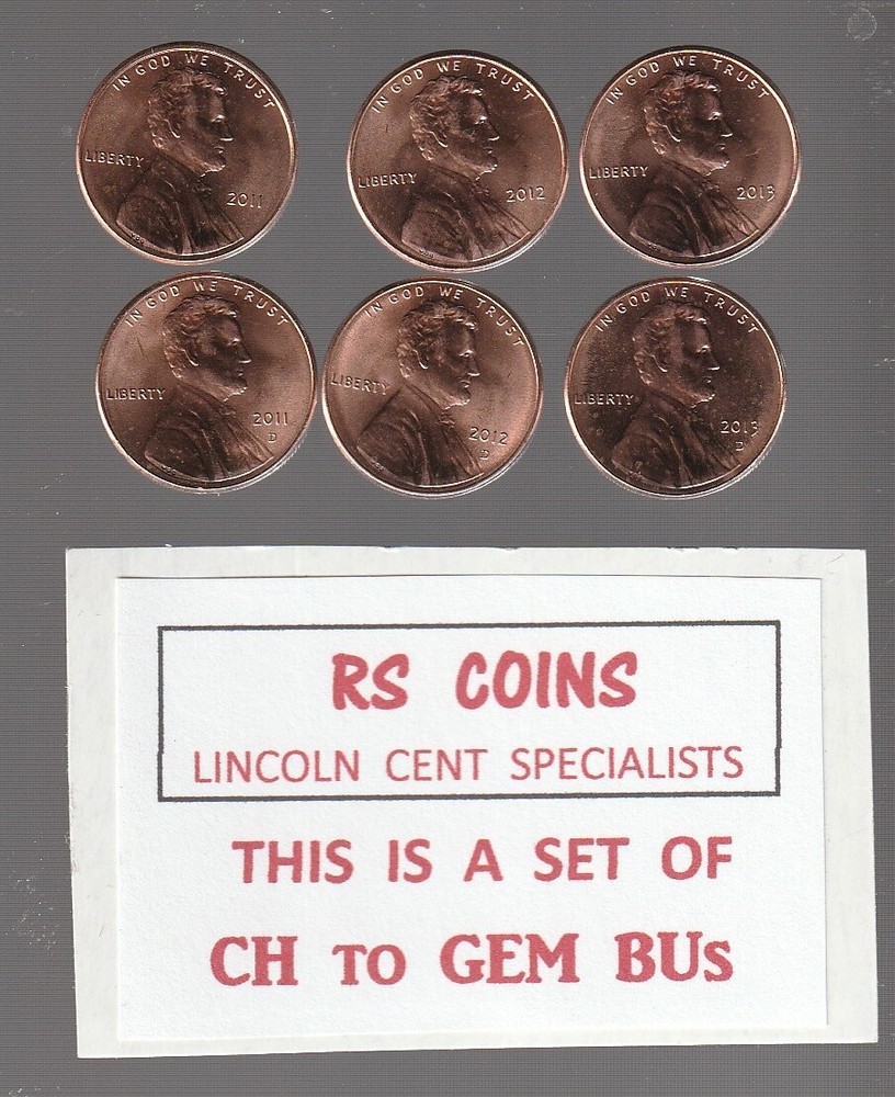 2015D   2016D   2017D   D mints ~  CHOICE UNCIRCULATED  3 pc  LINCOLN  CENT  SET