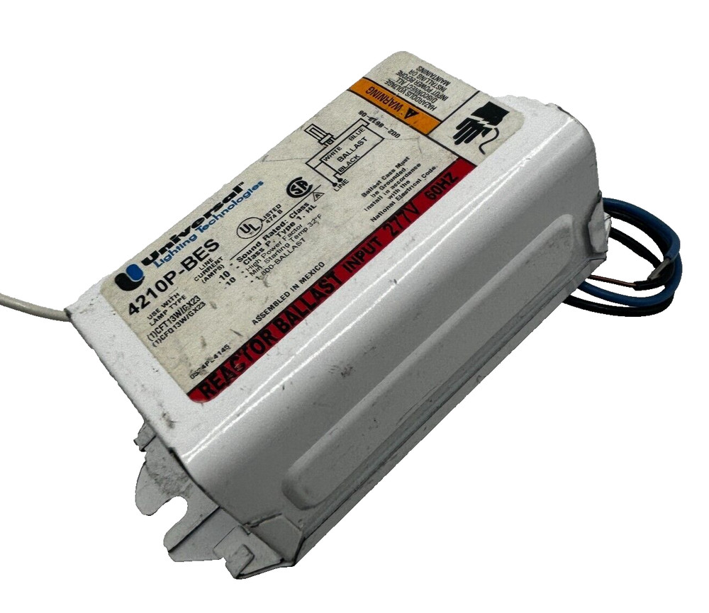 UNIVERSAL LIGHTING TECHNOLOGIES 4210P-BES ELECTR. FLUORESCENT REACTOR BALLAST ⭐