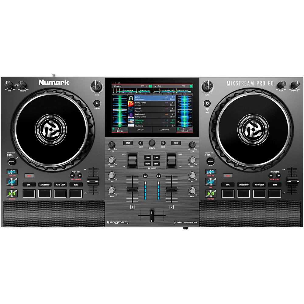 Numark Mixstream Pro Go Battery-Powered 2-Channel DJ Controller Refurbished