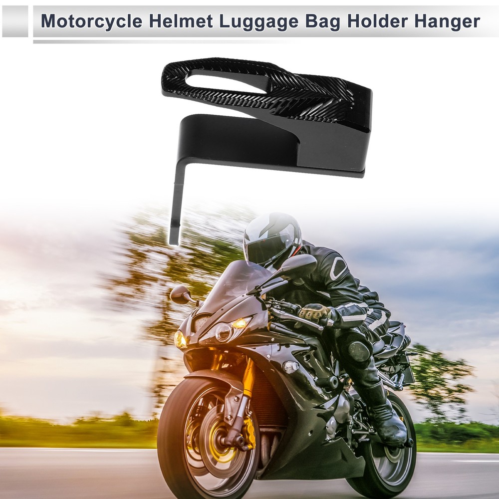 Motorcycle coat hanger hook 1 pcs black 83mm