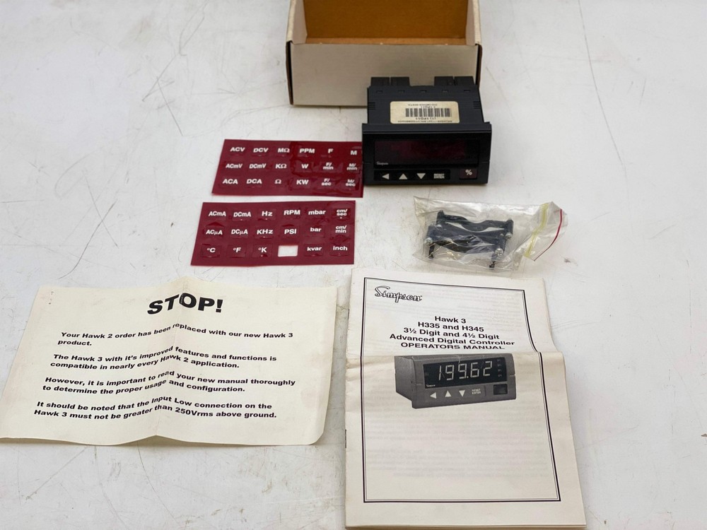 Simpson H335171021 Hawk 3 Digital Panel Meter/Controller (Open Box)