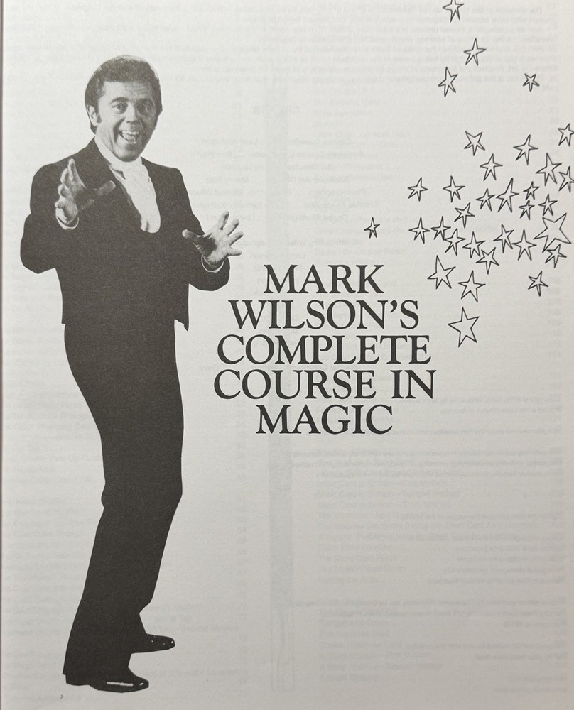 Mark Wilson Complete Course in Magic HC PB Running Press Illusions Tricks OOP