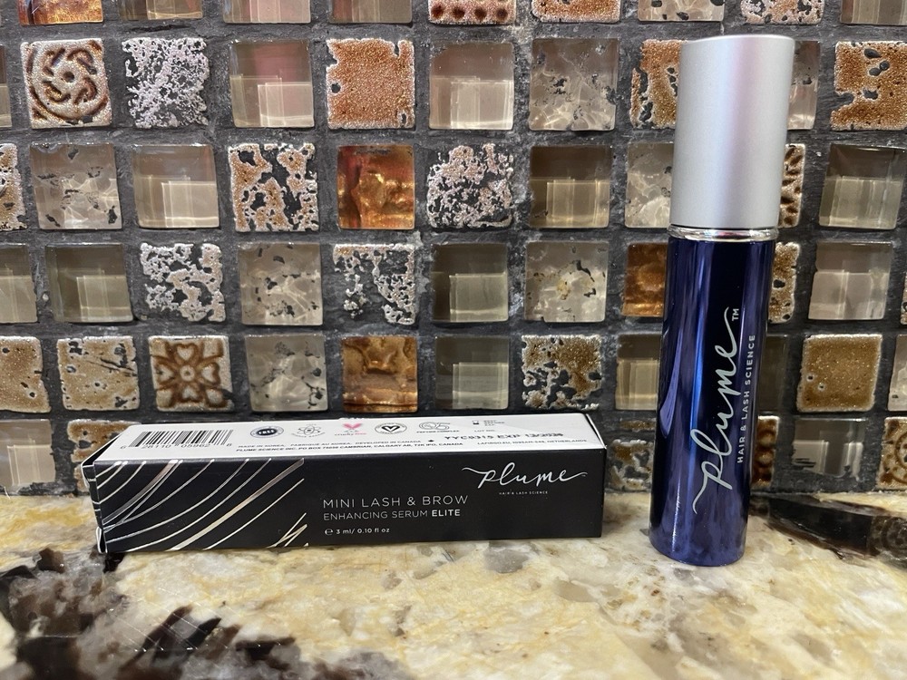 Bundle 2 PLUME - ELITE LASH & BROW ENHANCING SERUM - MINI 3ml / .1oz each NIB
