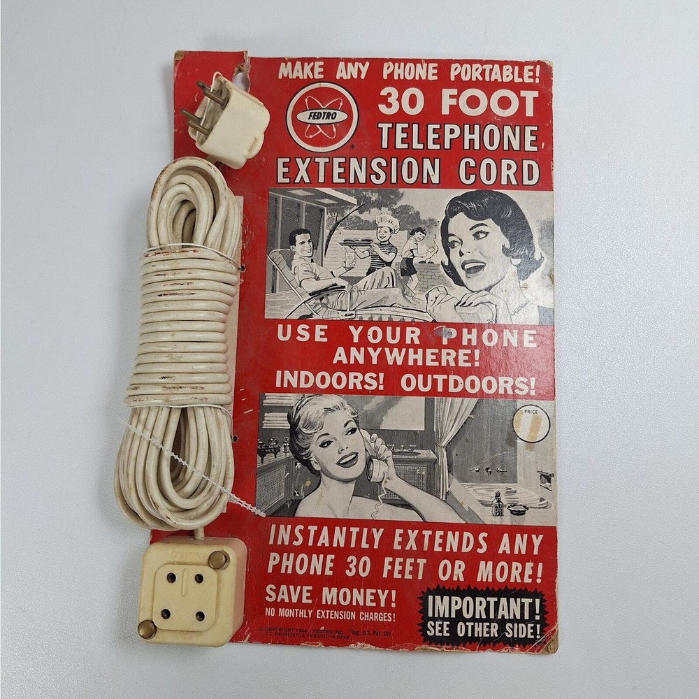 Fedtro 30 Foot Telephone Extension Cord