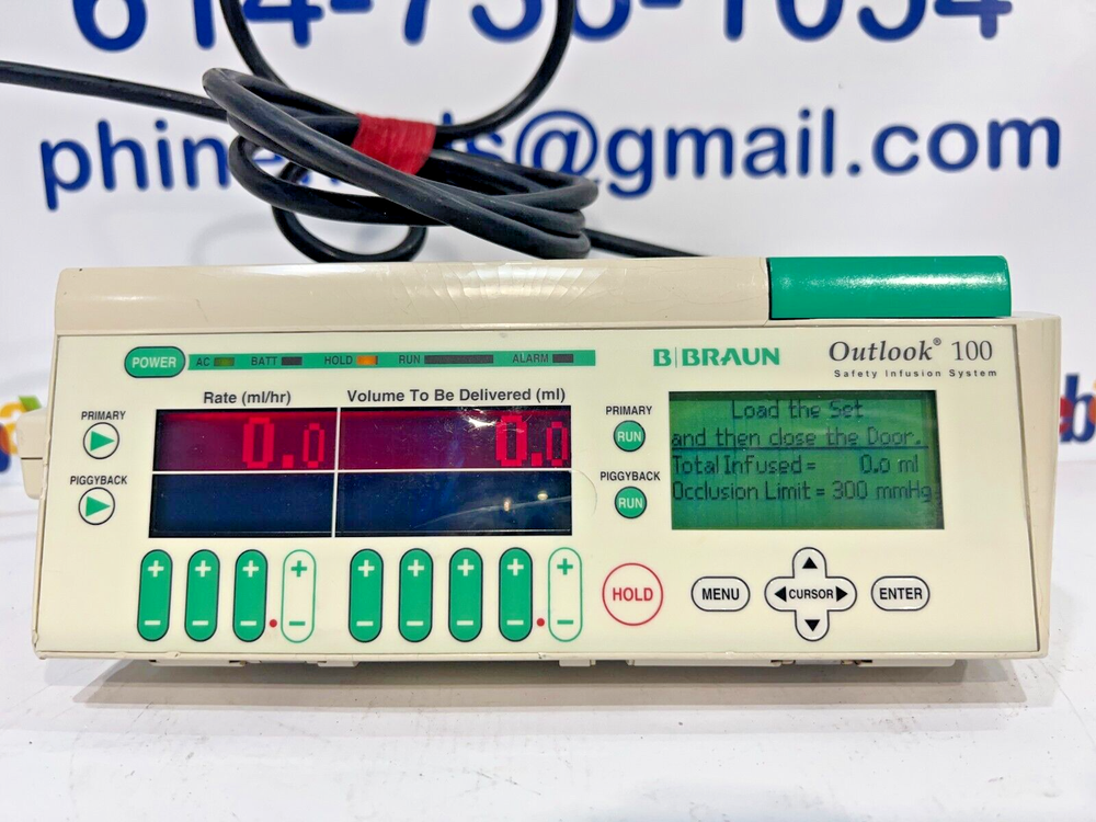 B/Braun Outlook 100 Safety Infusion System