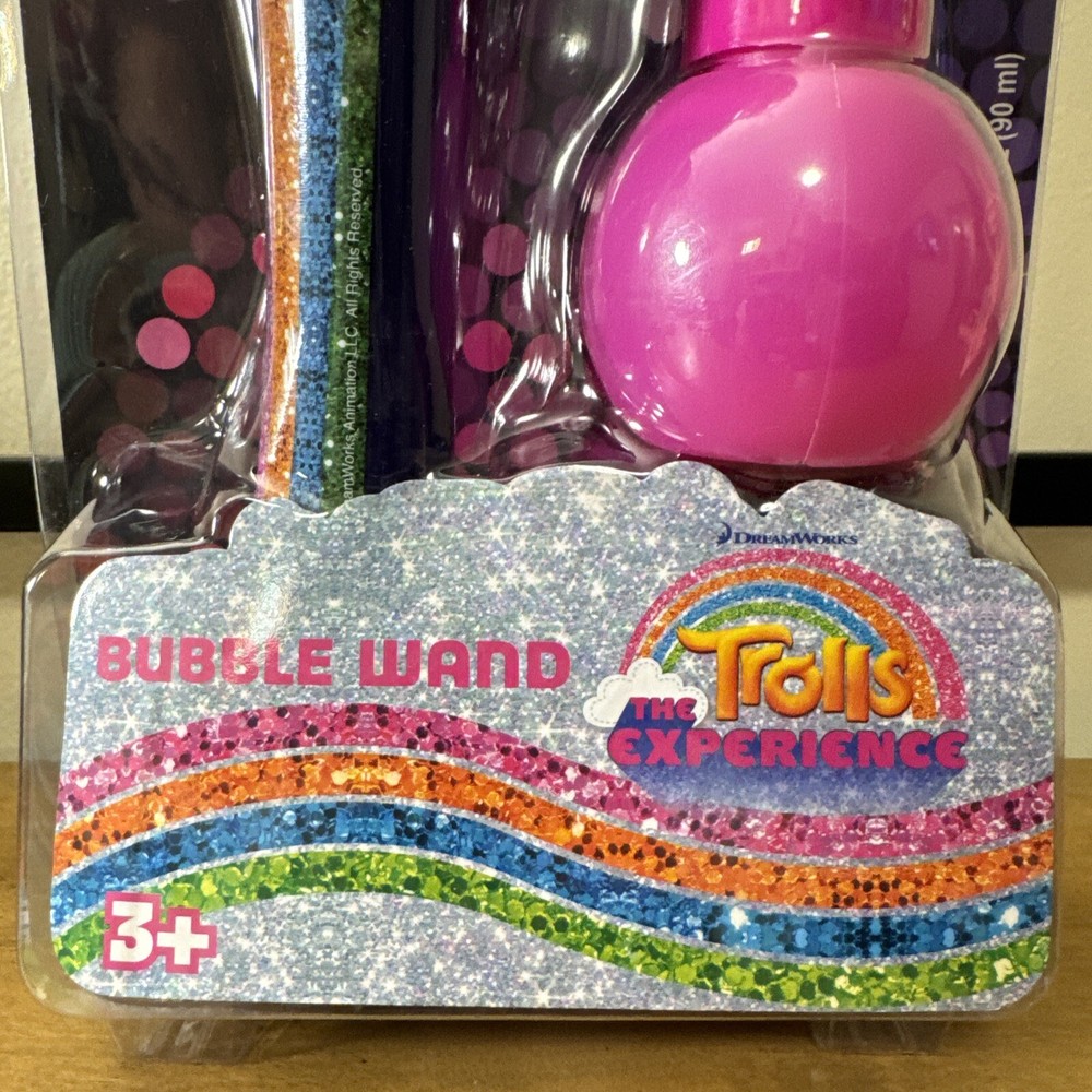 Trolls The Experience Bubble Wand New