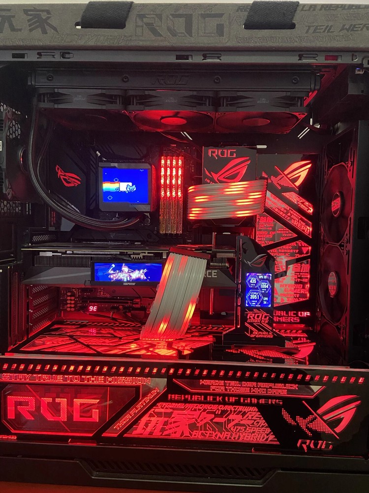 AORUS ROG LCD GPU Support 5V 12V White Black(Ships same day from PA USA)