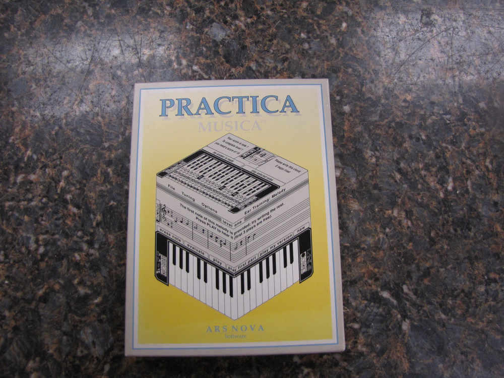PRACTICA MUSICA Learning Piano Keyboard by ARS NOVA Software MACINTOSH CIB- MINT