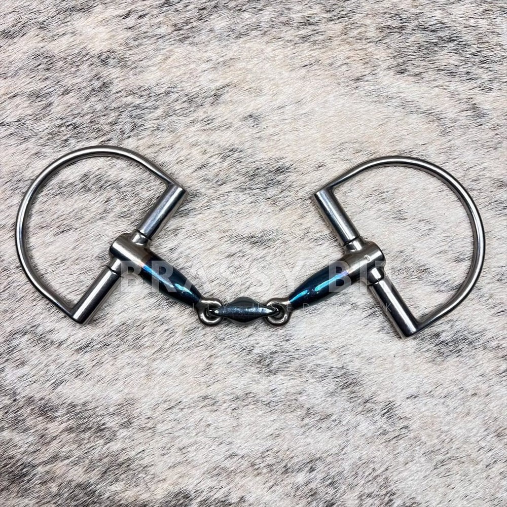 5.25" Trust Sweet Iron Elliptical Hunter D Snaffle Bit