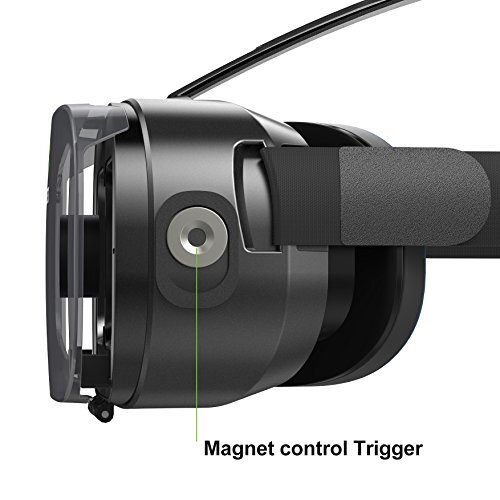 Destek V3 Virtual Reality Vr Headset With Magnetic Trigger, Nfc, Iphone 5 Cradle