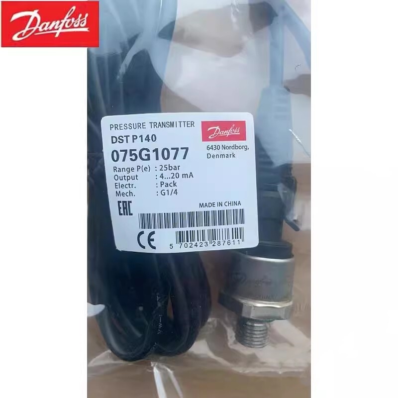 1pcs Danfoss Pressure Transmitter Sensor DSTP140 075G1077 25bar