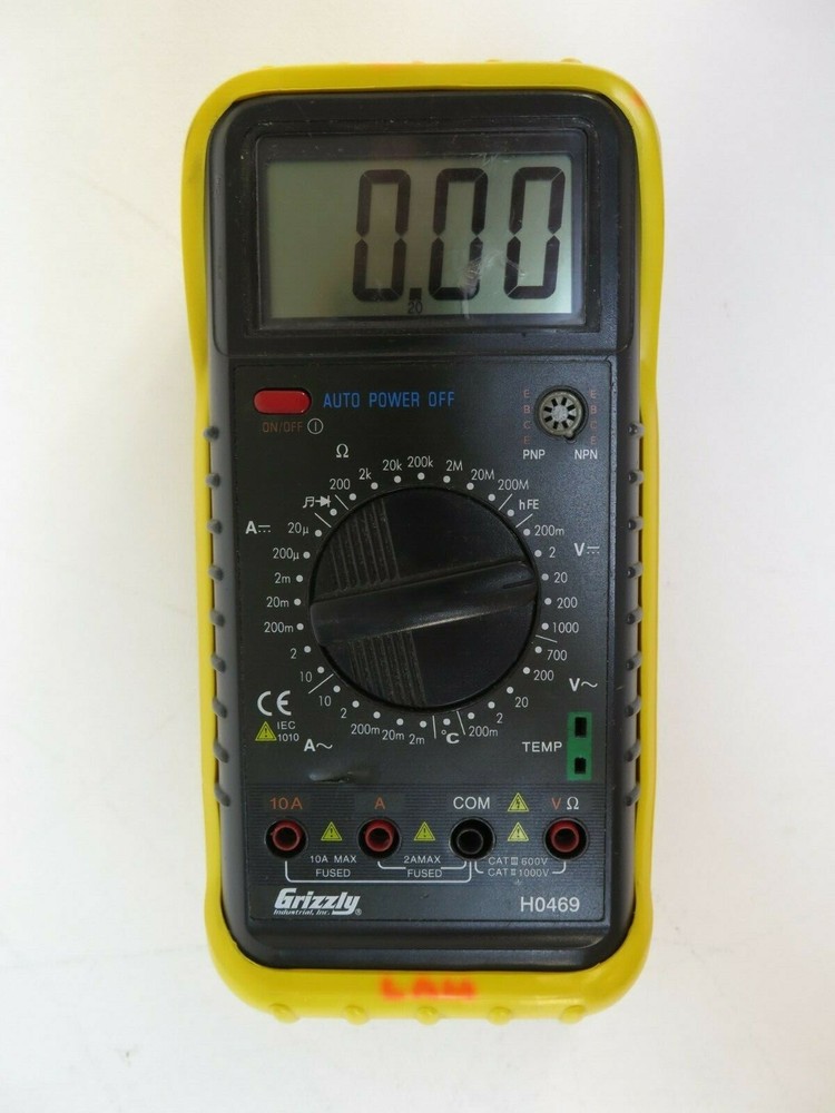 Grizzly Industrial, Inc. H0469 Multi-Meter