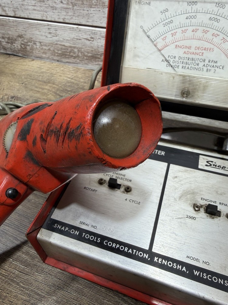 SNAP-ON MT-441 Ignition Advance Meter And Timing Light Kit UNTESTED.