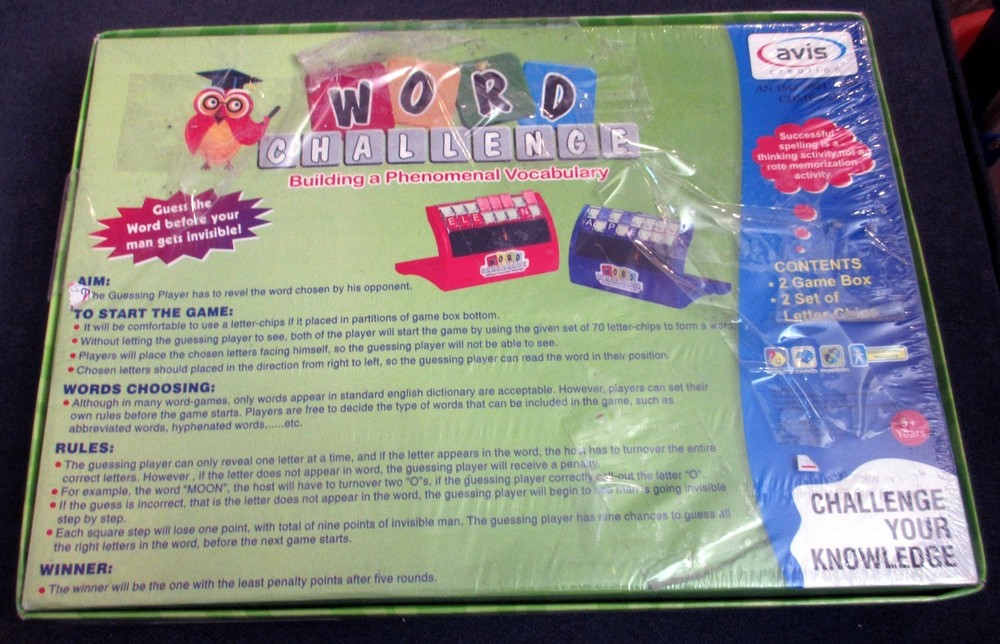 "Word Challenge Game" by Avis Creation - NEW
