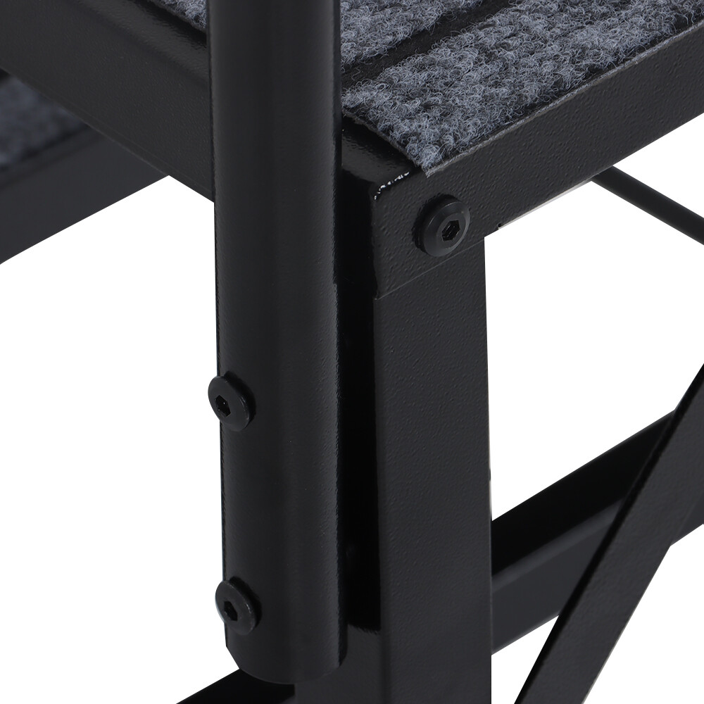 For 4 Step RV Steps with 2 Handrails w/Step Mat 660 lbs Load Capacity