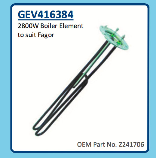 FAGOR BOILER ELEMENT 2800W GEV416384 Z241706