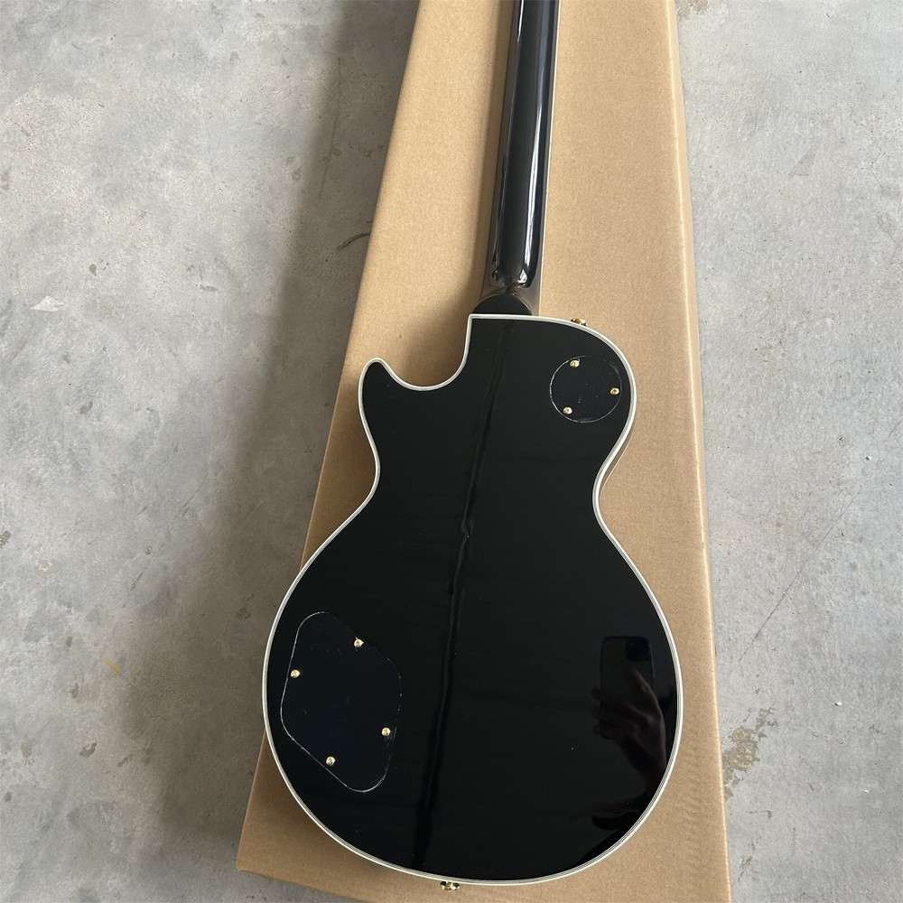 Custom 6-String Electric Guitar: Yellow Sunburst Mahogany Build Fixed Bridge