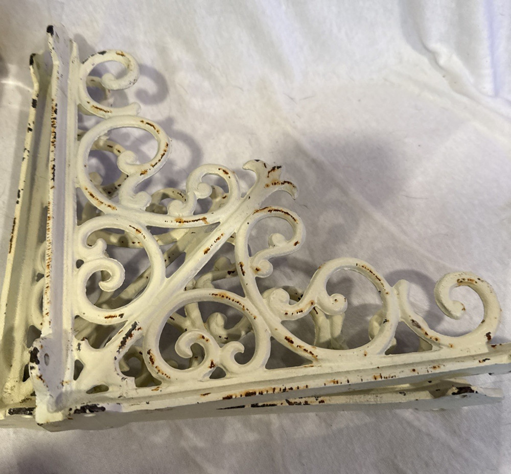 Victorian Style Shelf Brackets Pair (2) Screws Included