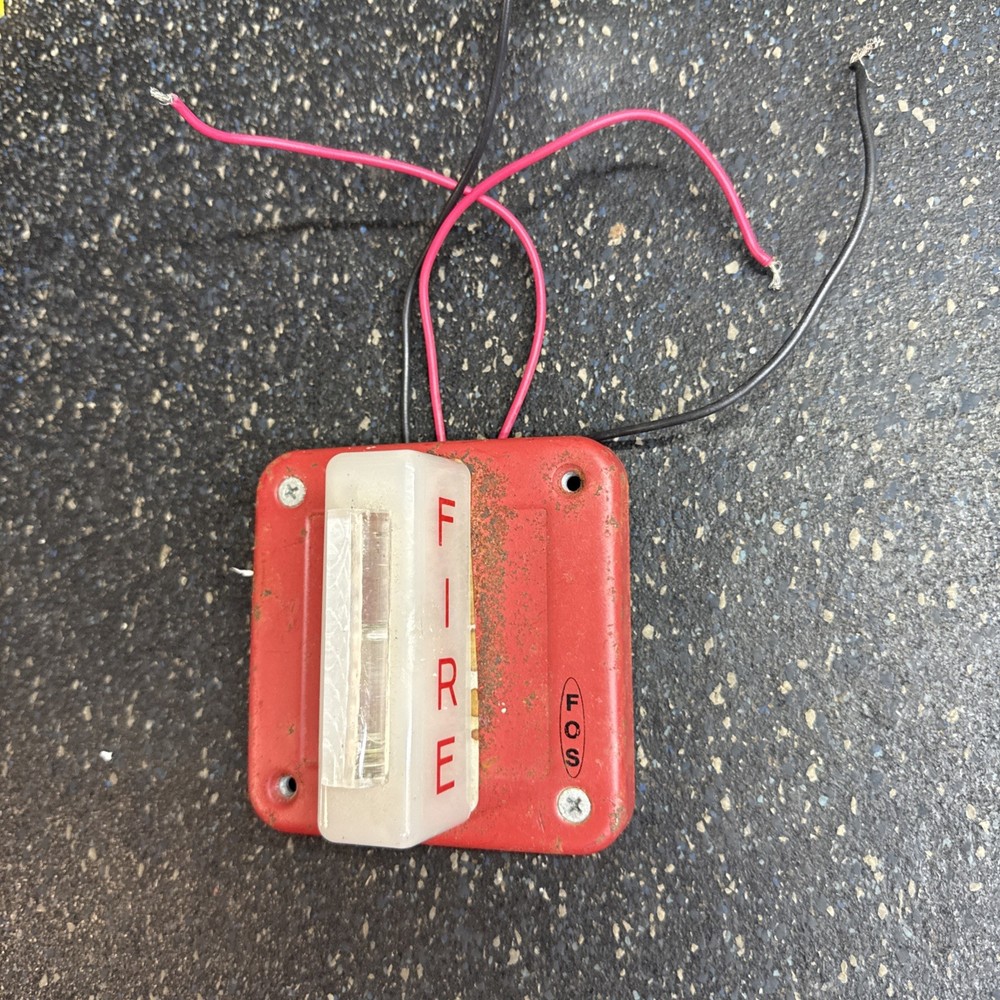 FOS FARADAY FIRE STROBE RED Vintage