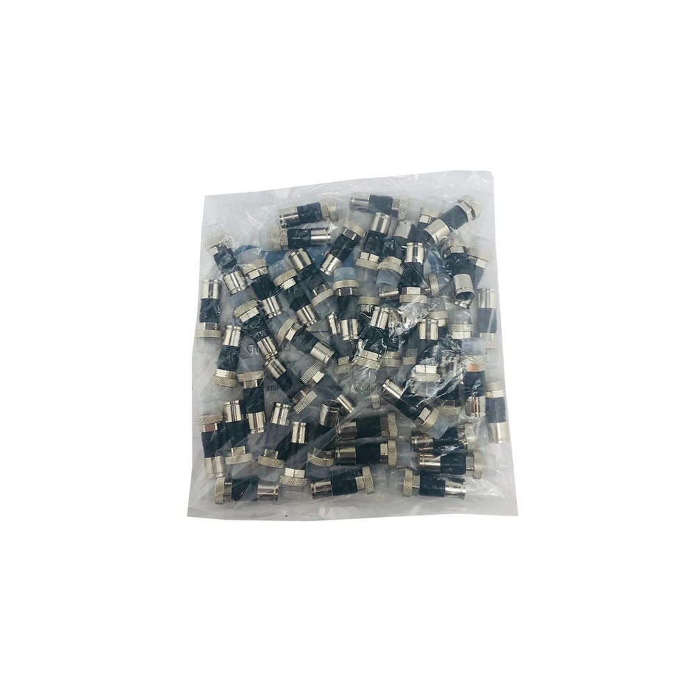 50 Pack PPC EX6XLWSPLUS Weatherproof RG6 Compression Connector - Extended Body