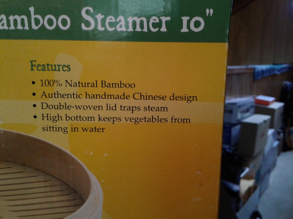 Bamboo Steamer10 ins New in Box By Joyce Chen