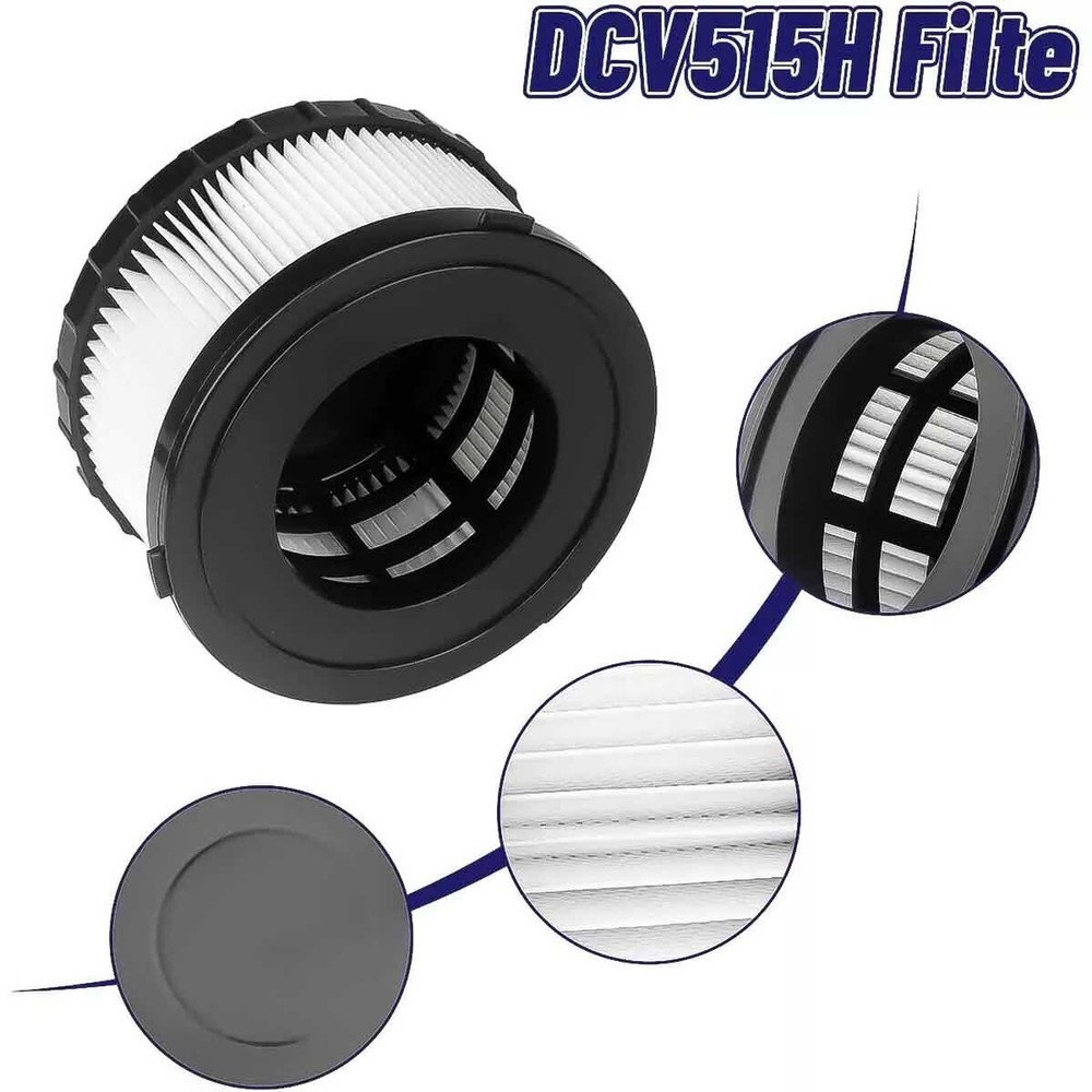DC5151H Replacement Filter 2 Pack For Dewalt Cordless Vacuum DCV517 DC515