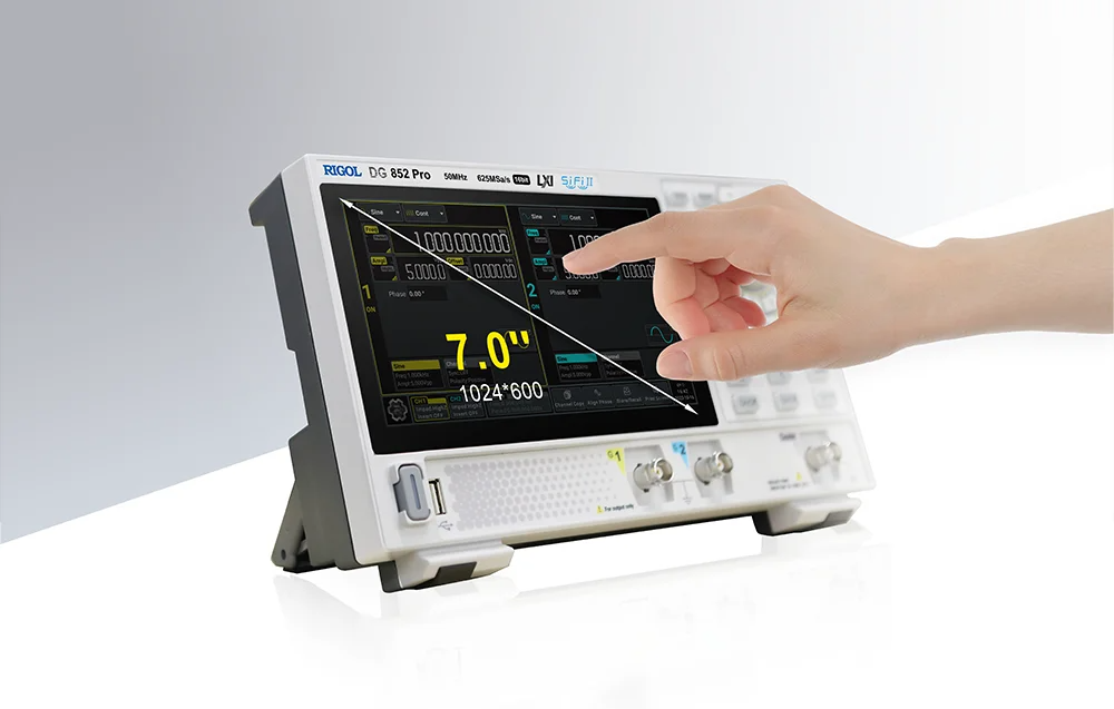 RIGOL Function Signal Arbitrary Waveform Generator Touch Screen 625MSa/s Type-C