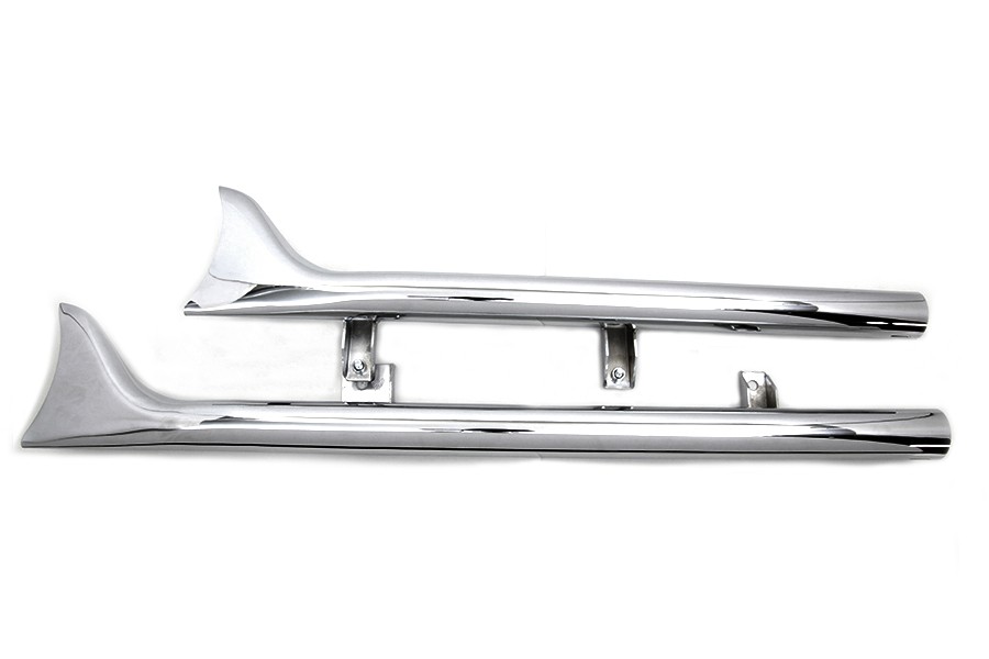Indian Straight Fishtail Set Chrome for Harley-Davidson