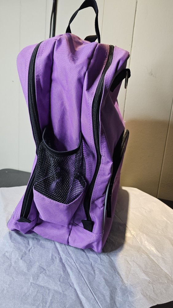 Athletico Purple Skate Bag For Inline Or Roller Skates. Missing Shoulder Strap