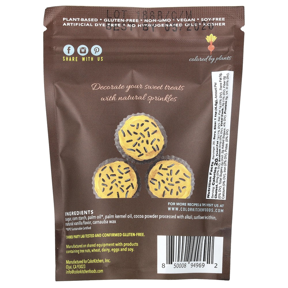 Cocoa Sprinkles, 3 oz (85.05 g)