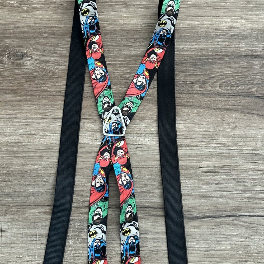 DC Comics Batman Flash The Riddler Superman Suspenders