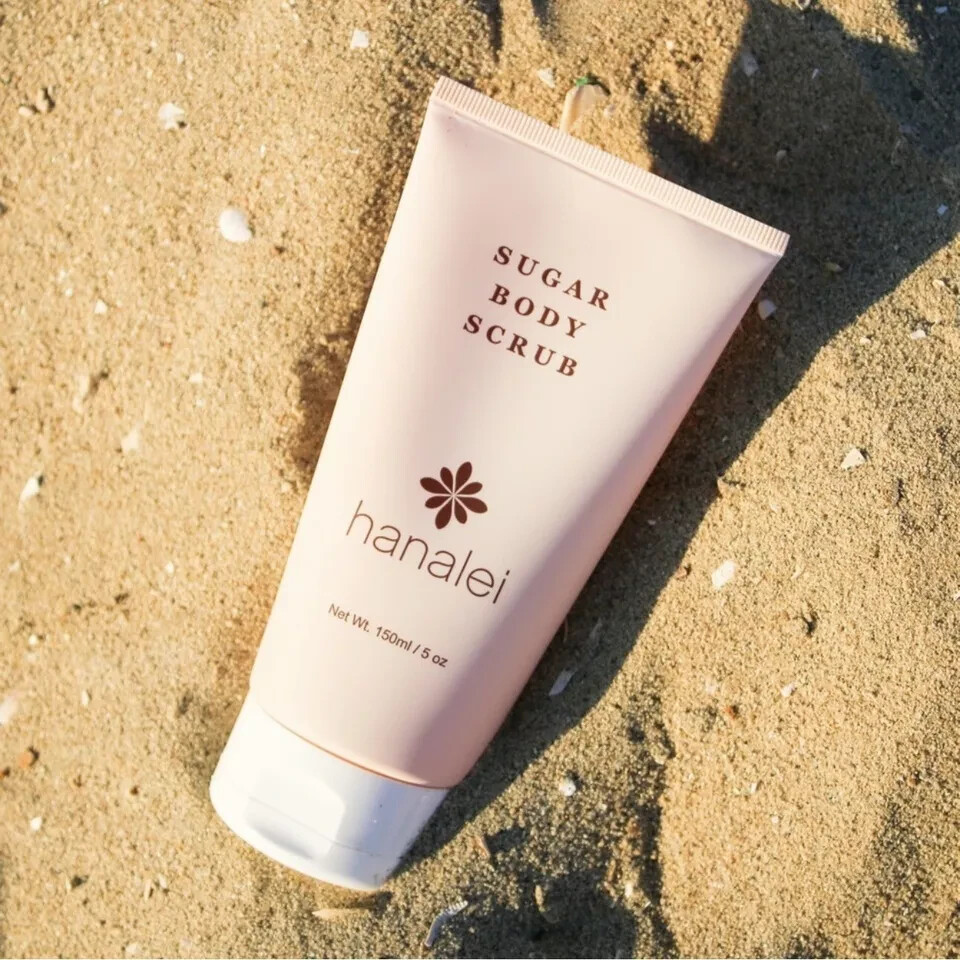 Hanalei SUGAR BODY SCRUB-150 ml / 5 oz  Full Size..