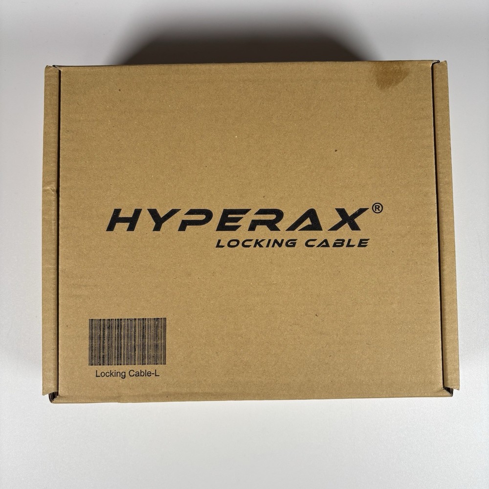 Hyperax Steel Locking Cable (L) Security Cable with Alloy Casting Looped End