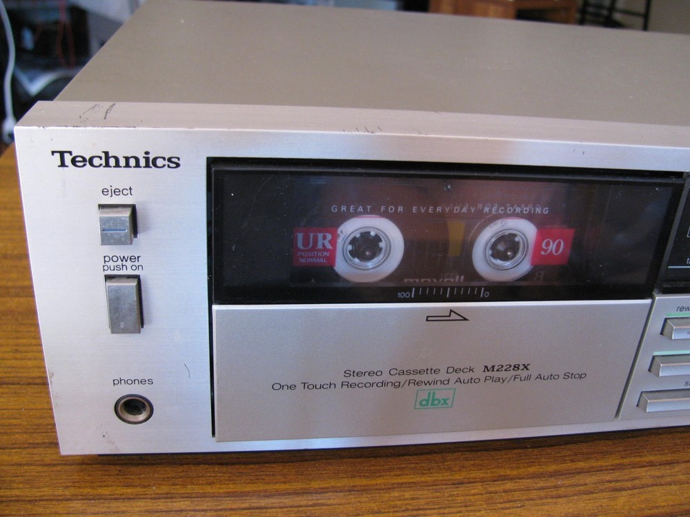 Technics RS-M228X 2 Head Cassette Deck Recorder Tested Full Function Works