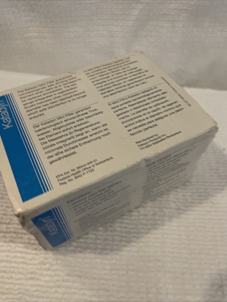 Katadyn Pocket Water Filter Replacement Cartridge Microfilter New