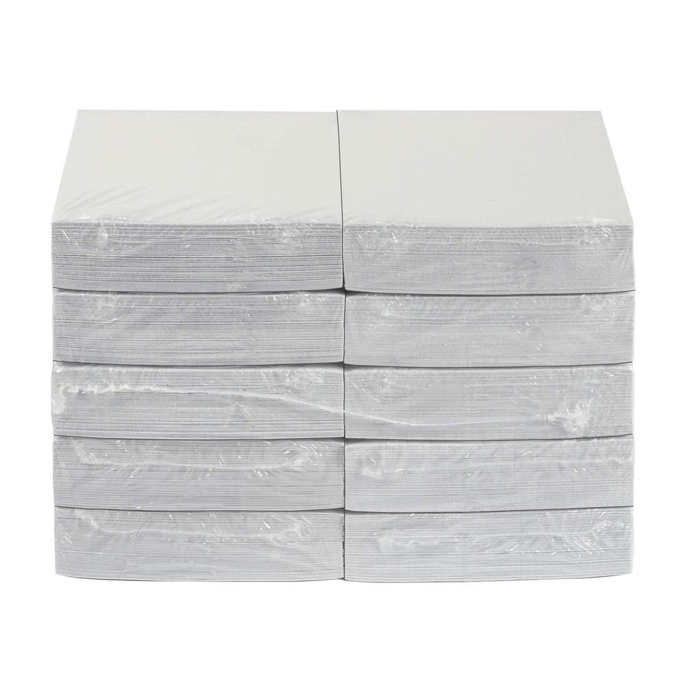 Amazon Basics Blank Index Cards for Studying 100 Count (Pack of 10), White