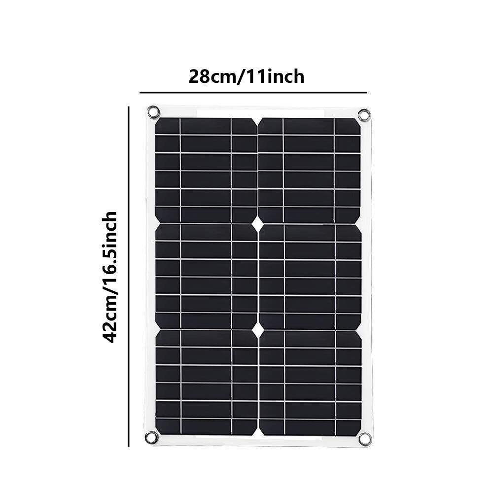 200 Watts Solar Panel Kit 100A 12V Battery Charger with Controller Caravan Boat