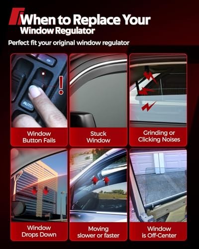 Front Driver Side Power Window Regulator with Front Left Driver Side 741-799