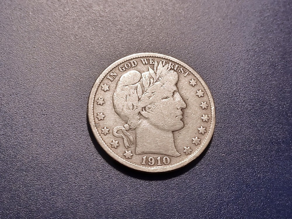 Nice Fine 1910-S Barber Half Dollar