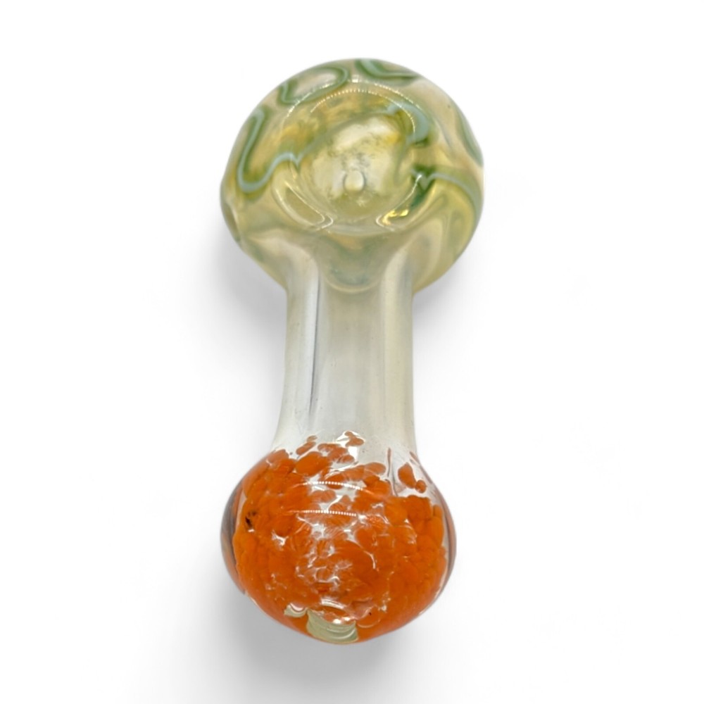 4.5" Thick Glass Tobacco Spoon Pipe