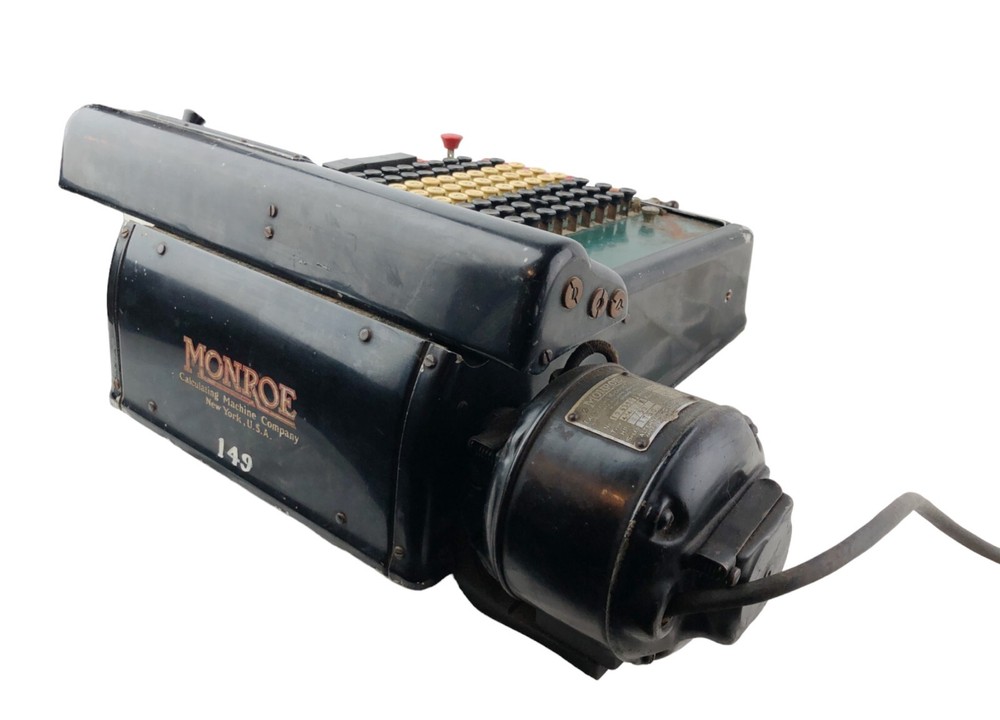 Vintage Monroe High Speed Adding Machine Calculator Model KA