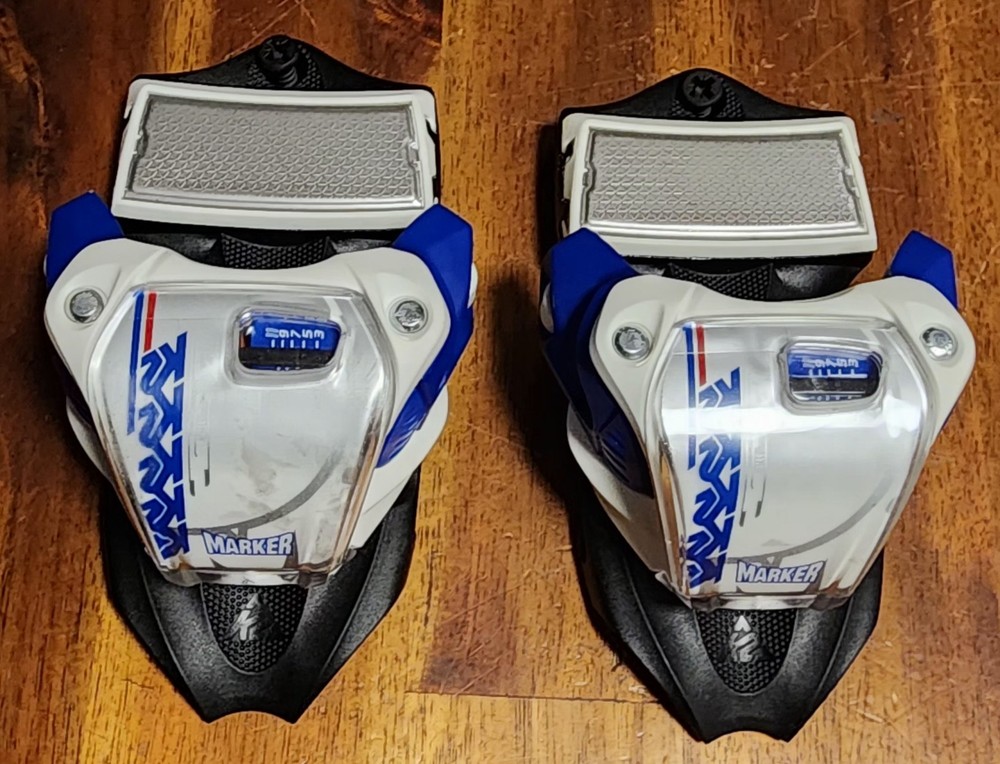 MARKER K2 Blue Ski Bindings ~ READ DESCRIPTION FOR COMPATIBILITY ~ NWOB