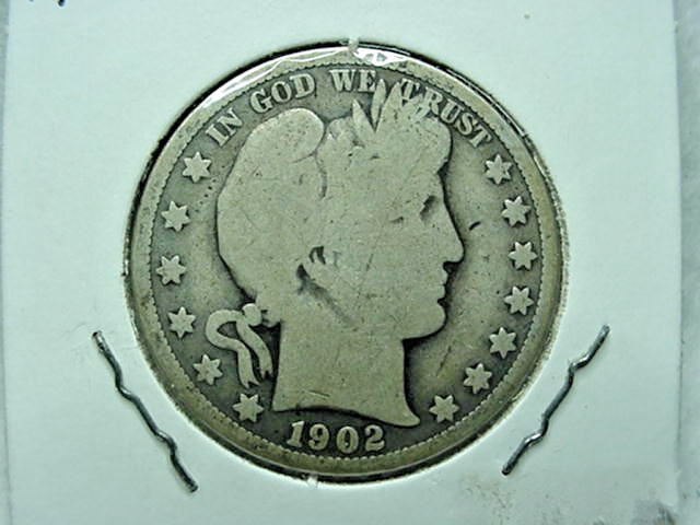 1902-O Barber Half Dollar