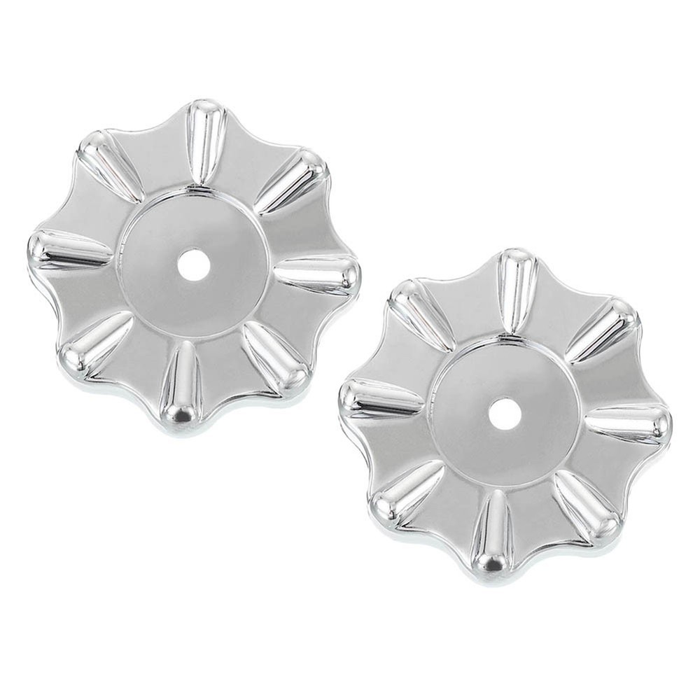 Easy to Operate Round Wheel Faucet Handle Knobs 2 Pack for Manifold Gauges